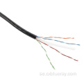 Fabriksförsörjning Ethernet inomhus CCA Network UTP CAT6 LAN CABLE COPPER 4 Par 305M 1000ft Gul färgjacka LAN -kabel